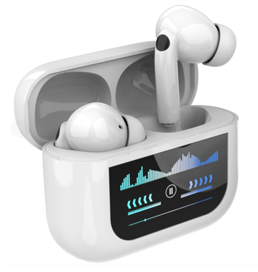 UI Display TWS Earbuds Noise Cancelling Sports True Wireless In-Ear Earphones Headphone Bluetooth Earbuds