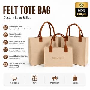 <span class=keywords><strong>Bolsa</strong></span> de Fieltro Ecológica Personalizada de Fábrica <span class=keywords><strong>China</strong></span>, <span class=keywords><strong>Bolsa</strong></span> de Compras de Fieltro con Asas para Supermercado, Playa y Viajes - Product Image 1
