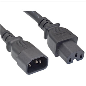 IEC60320 C15 Power Cord With Nema 5 15P <b>Plug</b> 125V 15A PVC Residential Use - Product Image 3
