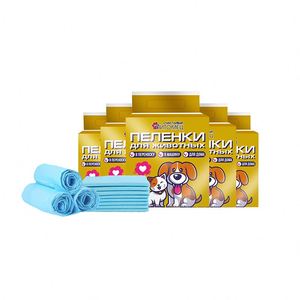 แผ่นรองฉี่สำหรับสุนัขที่ดีที่สุด ขายส่งแบบ OEM อุปกรณ์สำหรับสัตว์เลี้ยงกันน้ำ แผ่นรองฉี่สำหรับลูกสุนัขจำนวนมาก ตัวอย่างฟรี แผ่นรองฉี่แบบใช้แล้วทิ้ง - Product Image 1