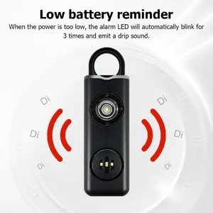 Kids Self Defense Keychain Gadgets Self Defence Alarm Device Product 130Db Loudness Siren Personal Protection Security Equipment