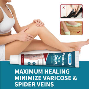 Gel de alivio de venas de hierbas naturales para piernas-Tratamiento de venas varicosas a base de hierbas Alivio del dolor de hinchazón Vitamina E 30mL Absorción rápida - Product Image 5