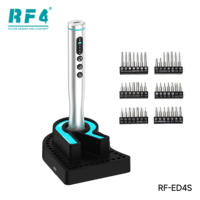 Obeng Listrik RF4 RF-ED4S Tipe-C Isi Ulang 4-Kecepatan Torsi 42 Mata Obeng S2 Magnetik Tanpa Kabel Perlengkapan Perbaikan untuk Ponsel Laptop