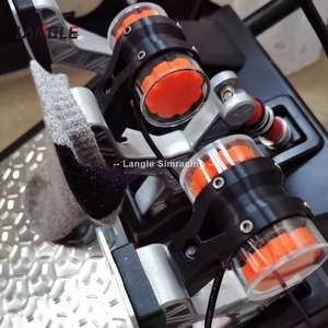 Kit de simulateur de course en intérieur de haute qualité Simulation de profil en aluminium de vibration de pédale universelle avec pédale de conduite au volant - Product Image 3