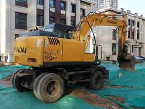 Pelle multifonction sur chenilles originale de la Corée Hyundai 150 d'occasion à haut rendement Hyundai en bon état en vente - Product Image 6