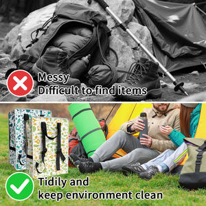 Sac à dos en PP tissé robuste, imperméable, pliable, durable, multi-usages, grande capacité, pour déménagement - Product Image 3