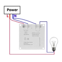 Contrôleur de minuterie numérique Programmable, livraison gratuite, 12V 24V 110V 220V, relais 16a, CN101A