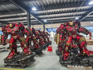Statue grandeur nature personnalisée de super-héros Marvel 1/2 Mk44 <span class=keywords><strong>Hulkbuster</strong></span> pour collection - Product Image 2