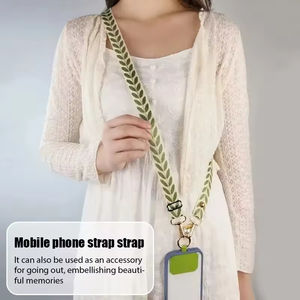 Longe de téléphone <span class=keywords><strong>portable</strong></span> à bandoulière longue et anti-perte réglable avec clip de <span class=keywords><strong>cordon</strong></span> de cou, ornements suspendus en perles, porte-carte - Product Image 5