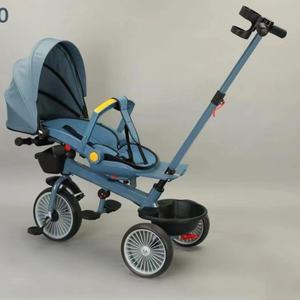 รถสามล้อเด็กและรถเข็นเด็กทารกอุปกรณ์นอนและนั่งแบบหลายทิศทางสำหรับเด็ก1-6ขวบ - Product Image 4