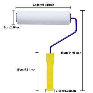 Cepillo Industrial de Microfibra Autonivelante con Mango de Plástico para Pintura de Pisos Epóxicos, Personalizable OEM - Product Image 2