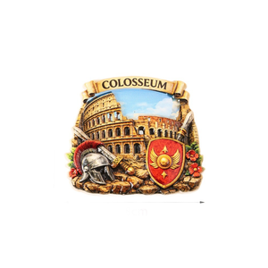 Imán de Resina 3D de Italia, <span class=keywords><strong>Roma</strong></span>, Vaticano, Recuerdo Turístico, Basílica de San Pedro, <span class=keywords><strong>Fuente</strong></span> de Trevi, Coliseo, Español - Product Image 1