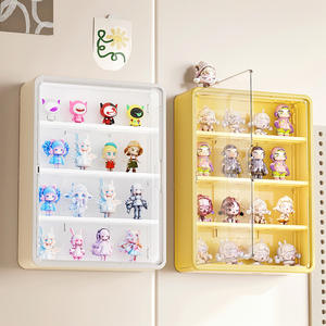 <span class=keywords><strong>Boîte</strong></span> de rangement murale multifonctionnelle moderne <span class=keywords><strong>en</strong></span> <span class=keywords><strong>plastique</strong></span> carré anti-poussière pour figurines, installation sans perçage, <span class=keywords><strong>avec</strong></span> <span class=keywords><strong>couvercle</strong></span> - Product Image 5