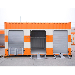 Contenedor de almacenamiento de envío de 9 pies, 12 pies, 16 pies, 19 pies con persianas y bloqueo, contenedor de puerta enrollable de autoalmacenamiento móvil - Product Image 4