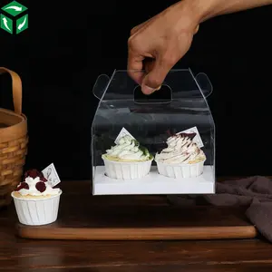 手柄透明宠物包装小塑料礼品蛋糕弹匣