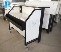 Comptoir de bar pliable et mobile, pour cuisine, avec roue, Offre Spéciale