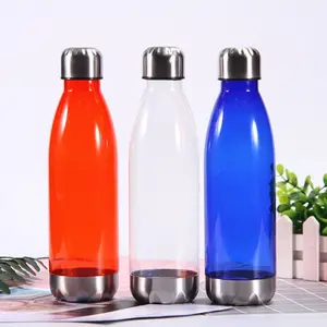 Botellas de plástico para vino de una sola pared, botellas de plástico de 750ml, con logotipo personalizado, producto en oferta