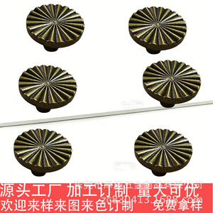 Zechen Furniture Handle Zinc Alloy 30mm Round Antique Cabinet <b>Knob</b> Traditional Style Durable - Product Image 4