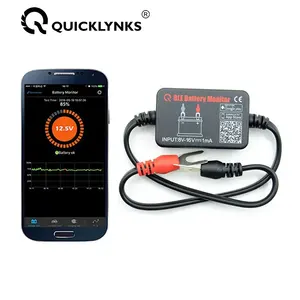 QUICKLYNKS BM2 12V Battery Tester / Bluetooth 4.0 Car Battery Monitor For Battery Health Cranking /Charging Test