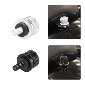 Tornillo de liberación rápida para asiento de motocicleta, M6, acero negro, para reemplazo de cojín, reparación, montaje trasero - Product Image 5