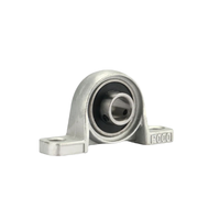 Roulement à bride en alliage de zinc KP005 KP006 KP007 25mm 30mm 35mm, fixation sur pied à 2 boulons pour imprimante 3D/CNC