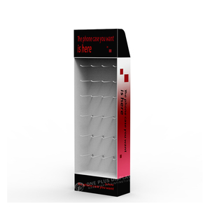 Süpermarket POS Perakende Karton Standı Pop-up Karton Teşhir Standı Kancalı Yer Teşhir Rafı - Product Image 4