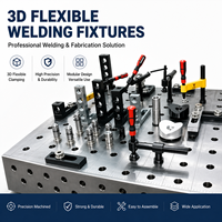 Gabarits et Fixations de Positionnement de Soudage Réglables, Accessoires de Serrage Modulaires de Haute Précision pour Table de Soudage Flexible 3D