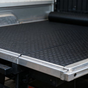 Rouleau de revêtement de sol en PVC <span class=keywords><strong>antidérapant</strong></span> à motif de pièces de monnaie, robuste, en caoutchouc, pour garage, <span class=keywords><strong>remorque</strong></span> de voiture, atelier, motif de pièces de monnaie <span class=keywords><strong>sur</strong></span>élevé, noir - Product Image 6