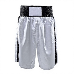 Shorts de combat Muay Thai, entraînement MMA, combat en cage, grappling, arts martiaux, shorts de kickboxing en satin - Product Image 1