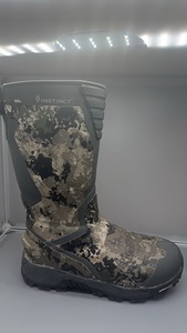 Stivali da Pioggia Alti in Gomma Mimetica per Caccia con Fodera in Neoprene, Cotone Termico e Funzione Impermeabile - Product Image 3