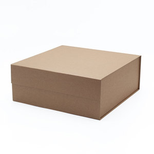 38x38cm luxury large square cardboard collapsible hat packaging gift box for sale