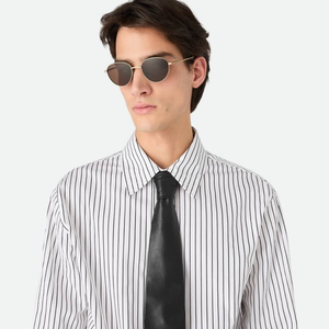 Bottega BV Classic Round Metal <b>Frame</b> Sunglasses Timeless Style UV Protection Eyewear for Men Women Veneta - Product Image 2