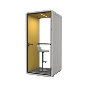 ห้องทำงานส่วนตัวแบบเคลื่อนย้ายได้ ป้องกันเสียงรบกวน ไม่ต้องติดตั้ง - Product Image 2