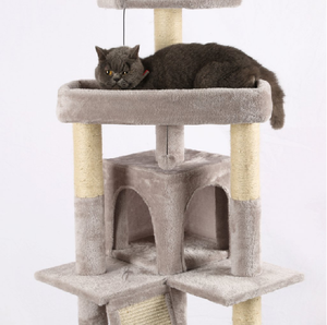 Árboles para gatos con precio al por mayor árbol de alta calidad mascota Rascador Para Gatos muebles de bola pequeña simple escalada - Product Image 6