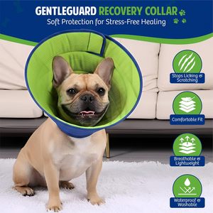 Collarín de Recuperación Acolchado, Suave, Ajustable y Ligero para Mascotas, Anti-Lamido, Protector, Lavable, para Perros y Gatos - Product Image 4