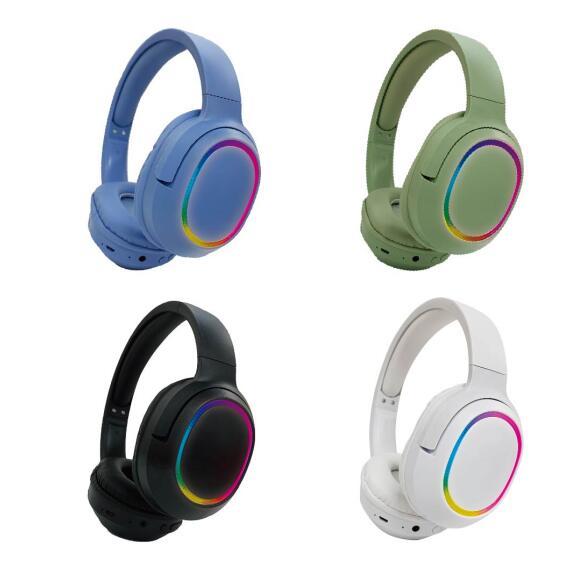 Wireless for V5.3 Over-Ear Headphones Touch Control IPX4 Waterproof Comfortable Fit DJ Sports Travel Aviation Dual Mode