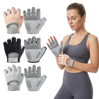 Guantes de Entrenamiento MKAS, Transpirables, con Almohadilla de Gel en la Palma, Antideslizantes, con Soporte para Muñeca, para Hombres y Mujeres, para Levantamiento de Pesas y Fitness