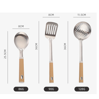 Spatule commerciale en acier inoxydable bon marché cuillère à pâtes outil de cuisine Gadget ustensiles de cuisine uniques