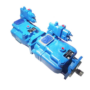 Bomba de pistones en tándem Vickers PvH57Qicrsf1s10C25 31, bomba hidráulica de refuerzo horizontal de hierro fundido con accionamiento eléctrico - Product Image 1