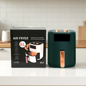 <span class=keywords><strong>Friteuse</strong></span> à <span class=keywords><strong>air</strong></span> domestique de grande capacité 8L avec commande par bouton rotatif en anglais, livres et matériel sur la <span class=keywords><strong>friteuse</strong></span> à <span class=keywords><strong>air</strong></span> - Product Image 5
