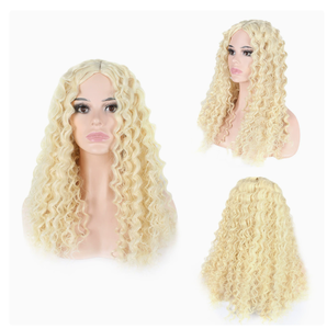 Filament mat résistant à la chaleur, style afro court bouclé en tube, <span class=keywords><strong>coiffure</strong></span> à pointes - Product Image 2