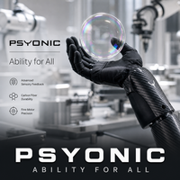 Main prothétique bionique PSYONIC Ability Hand IP64 à commande myoélectrique pour membre supérieur avec retour tactile
