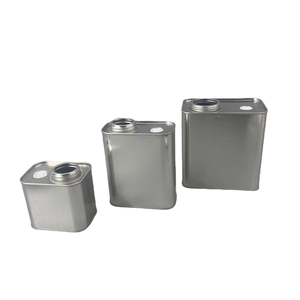 <span class=keywords><strong>Bidon</strong></span> métallique rectangulaire de 1L, 2L, 4L, 5L avec lithographie personnalisée pour produits chimiques, diluants, peinture à l'huile, emballage - Product Image 3