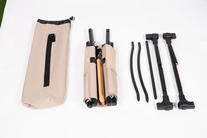 <span class=keywords><strong>TODO</strong></span> Venta caliente Peso del rodamiento 150kg Jardín Silla de picnic al aire libre Silla plegable portátil para campamento Kermit con pasamanos de madera maciza - Product Image 6