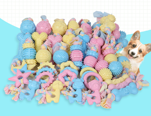 Jouets pour animaux de compagnie en TPR à nœuds, durables, écologiques, interactifs et mignons, vendus en gros. - Product Image 5