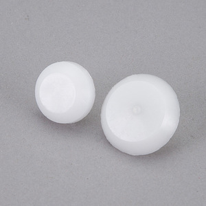 BP7950 High Quality White Plastic Nylon Glides 12mm Small Nail Chair Feet for Home Office Modern Design Furniture <b>Accessories</b> - Product Image 6