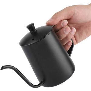 350มล. 600มล. หม้อต้มกาแฟเอสเปรสโซ่แบบคอห่านทำจากสเตนเลสสตีล - Product Image 3