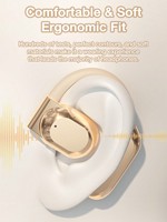 Earphone TWS Cerdas M62 LED Baterai JL BT 5.3 Suara Non-Noise Cancelling On-Ear Non-In-Ear Multibahasa Cina-Inggris