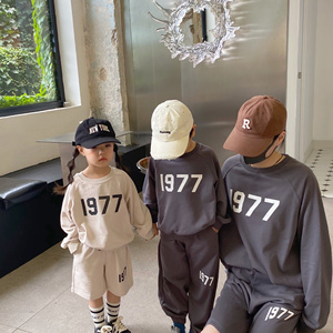 Ensemble de sweats à capuche pour enfants, garçon, fille, maman et moi, imprimé personnalisé, sweat-shirt, short, tenues assorties pour la famille, printemps - Product Image 3