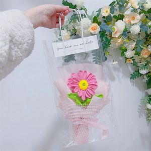 Bouquet de Tournesols Artificiels Tissé à la Main Fleur de Rose Cadeau de Mariage pour l'Anniversaire de la Saint-Valentin - Product Image 6